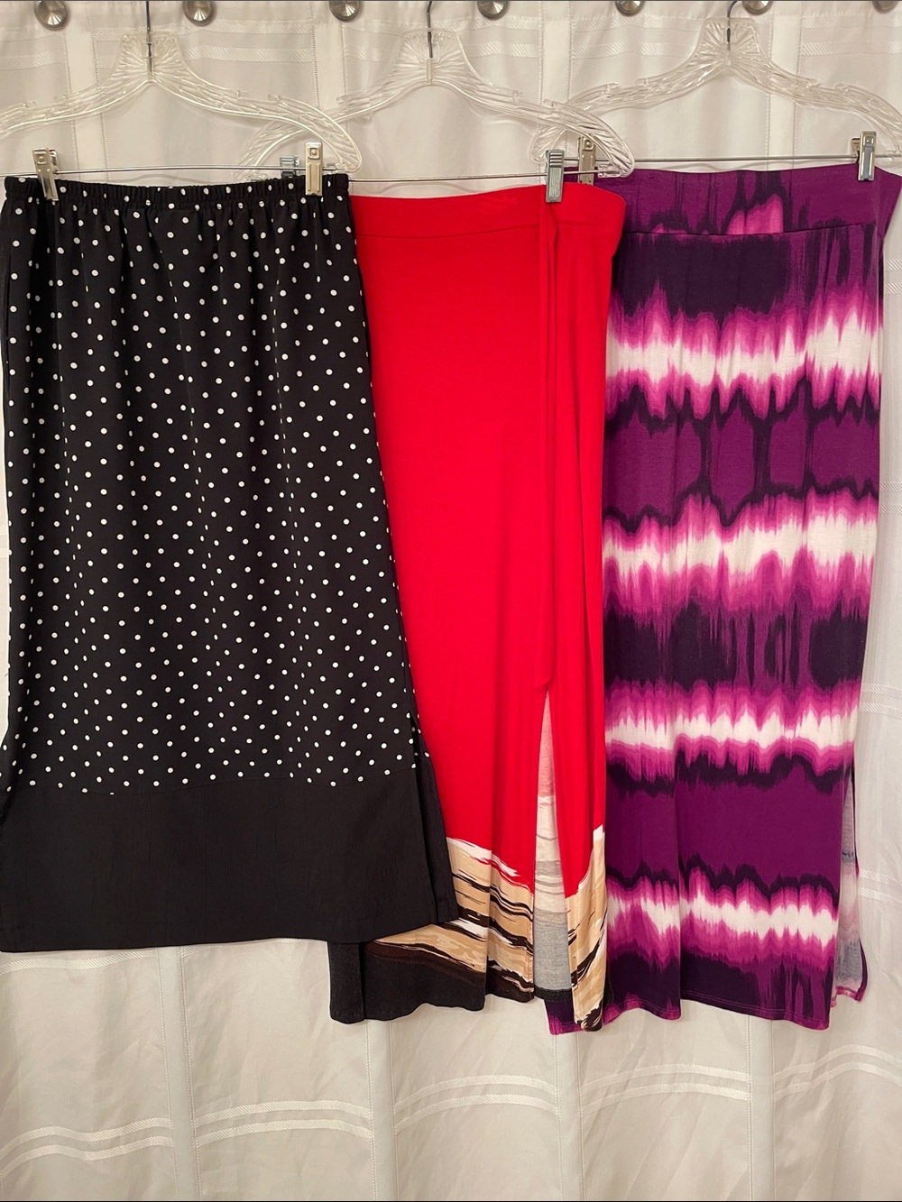Three maxi skirts